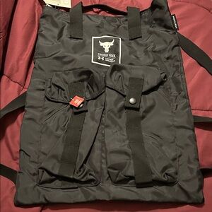 Under Armour Project Rock Charcoal gym sackpack backpack